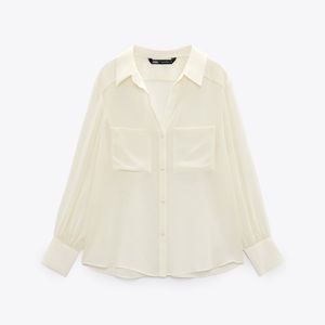 Zara Semi transparent chemise